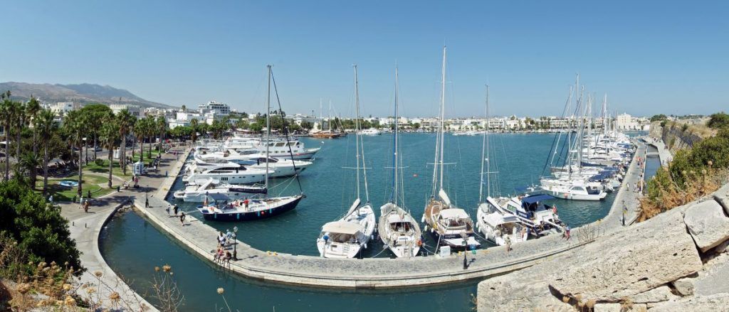 The harbour of Kos town.
