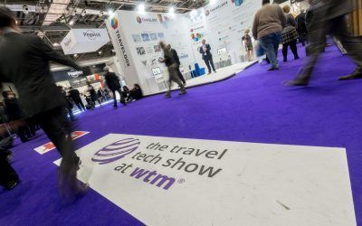 World Travel Market 2016, ExCeL London. Travel Tech Show Floor.