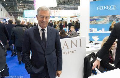 Greek Tourism Confederation President Andreas Andreadis at WTM London 2016.