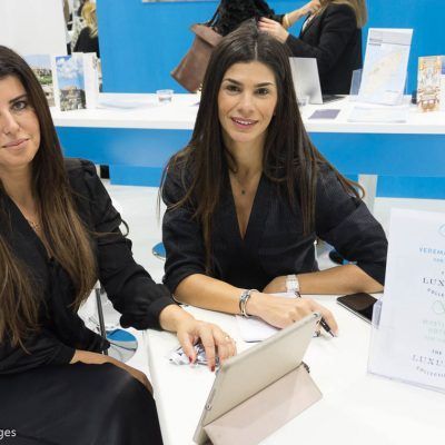 Kalia Konstantinidou, Vice President, Vedema, A Luxury Collection Resort (right).