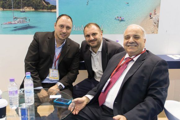 Vice Governor of Tourism and Promotion for the Ionian Islands Region, Spiros Galiatsatos (right).