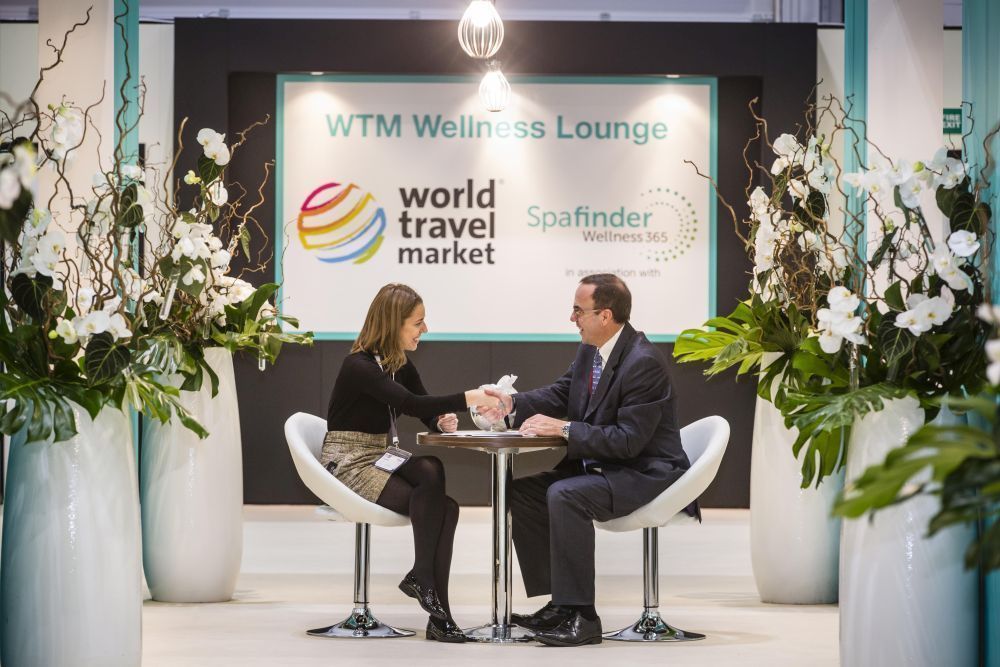 World Travel Market 2015, ExCeL, London: Wellness Entrance.