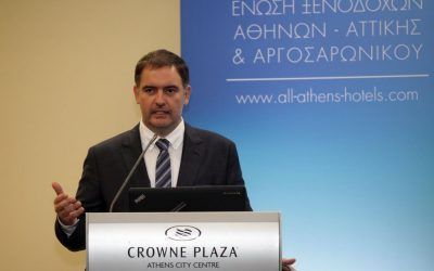 Athens - Attica & Argosaronic Hotel Association President Alexandros Vassilikos.