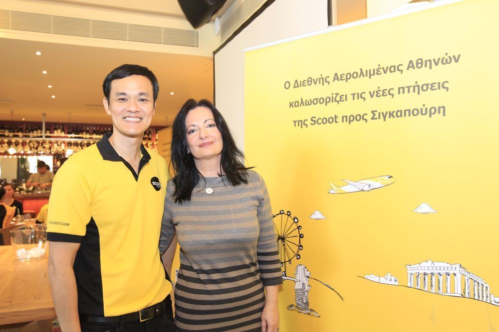 Lee Lik Hsin, CEO of BAH and Ioanna Papadopoulou, Director of Communications and Marketing of AIA.
