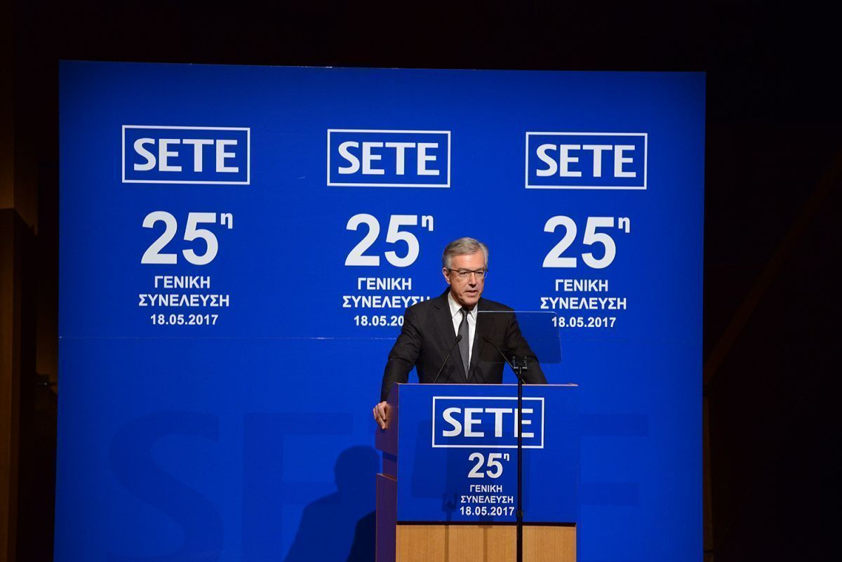 SETE's outgoing president, Andreas Andreadis. Photo source: SETE.