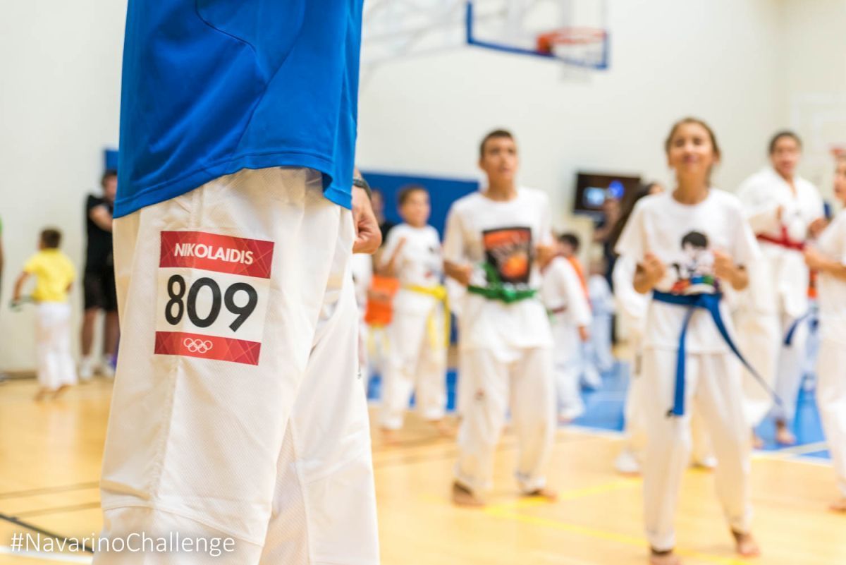 TaeKwonDo lessons by the twice silver Olympic medalist, Alexandros Nikolaidis. Photo credit: Elias Lefas