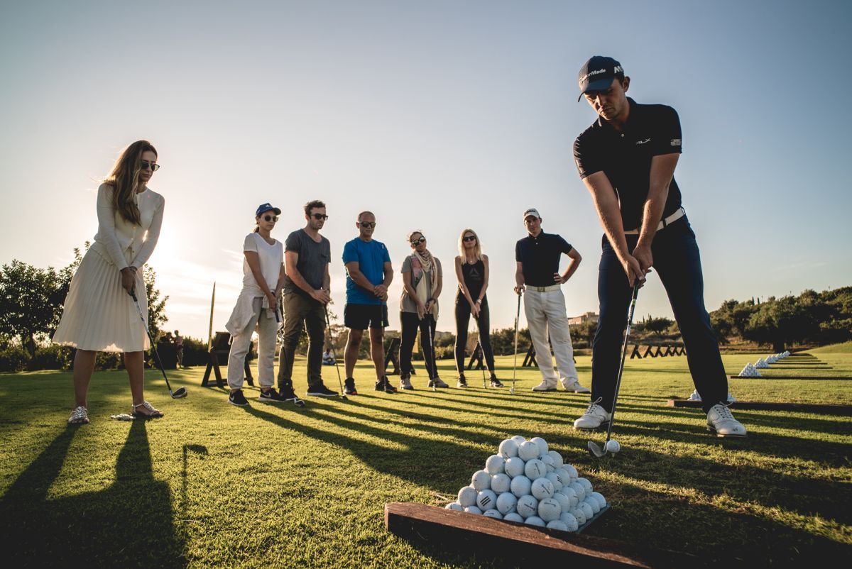 Golf clinics in Navarino Challenge supported by Navarino Golf Academy (photo by Mike Tsolis).