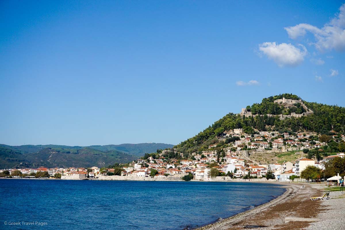 Coastal town of Nafpaktos, western Greece.