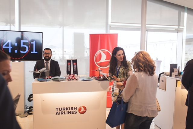 Turkish Airlines' stand at the 5th Business Travel Forum.