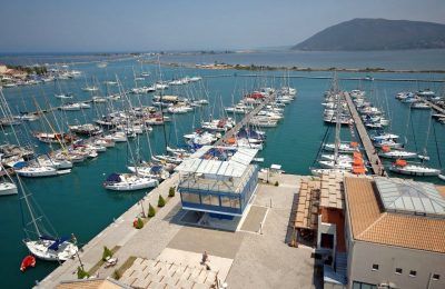 Marina on Lefkada island. Photo Source: Greek Marinas Association