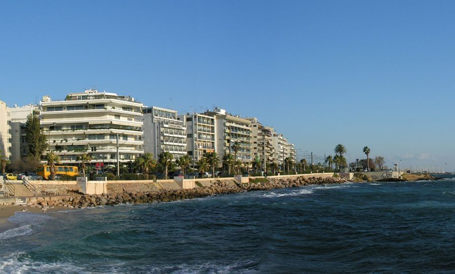 Coastal suburb of Glyfada, southern Athens