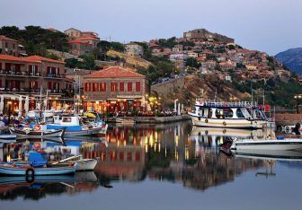 The village of Molyvos on Lesvos. Photo Source: Visit Greece