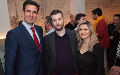 UNWTO special advisor Dimitris Tryfonopoulos; Axia Hospitality CEO Yiannis Kyritsis and director of GNTO UK Emy Anagnostopoulou.
