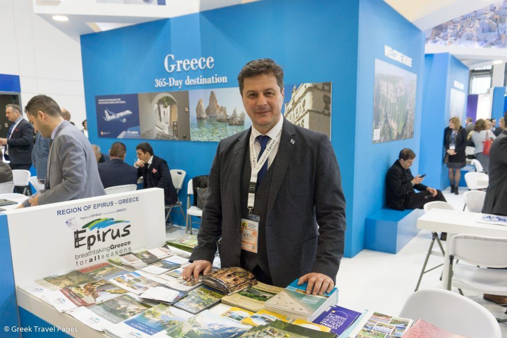 Epirus Region Tourism Department Representative Ilias Gartzonikas.