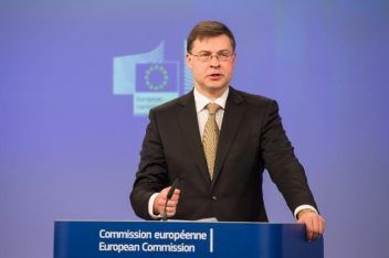 Valdis Dombrovskis, vice-president for Financial Stability, Financial Services and Capital Markets Union.