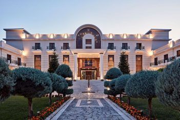 The Epirus Palace hotel in Ioannina, Epirus.