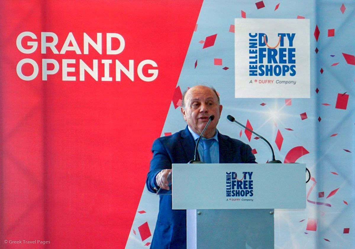 Hellenic Duty Free Shops Managing Director George Velentzas.
