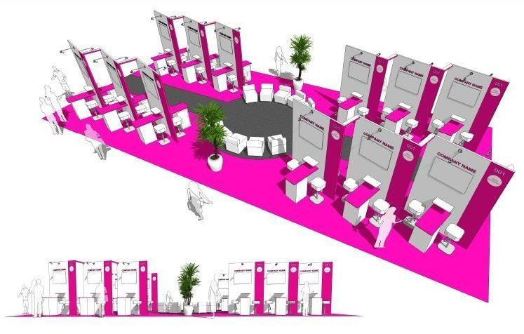 Impression of the new WTM Agency Pavilion.