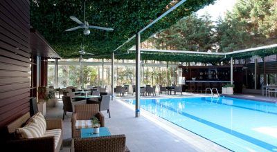 Lazart Hotel outdoor pool. Photo © Lazart Hotel