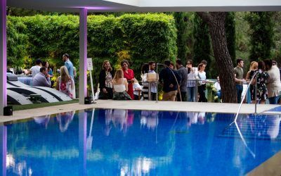 The Life Gallery Athens celebrated the opening of its garden and two pools with a big party. Photo: Life Gallery Athens / Panoulis Photography