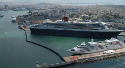Ships in Piraeus Port