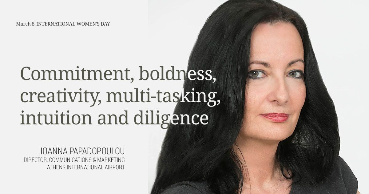 Ioanna Papadopoulou. Athens International Airport Director, Communications & Marketing