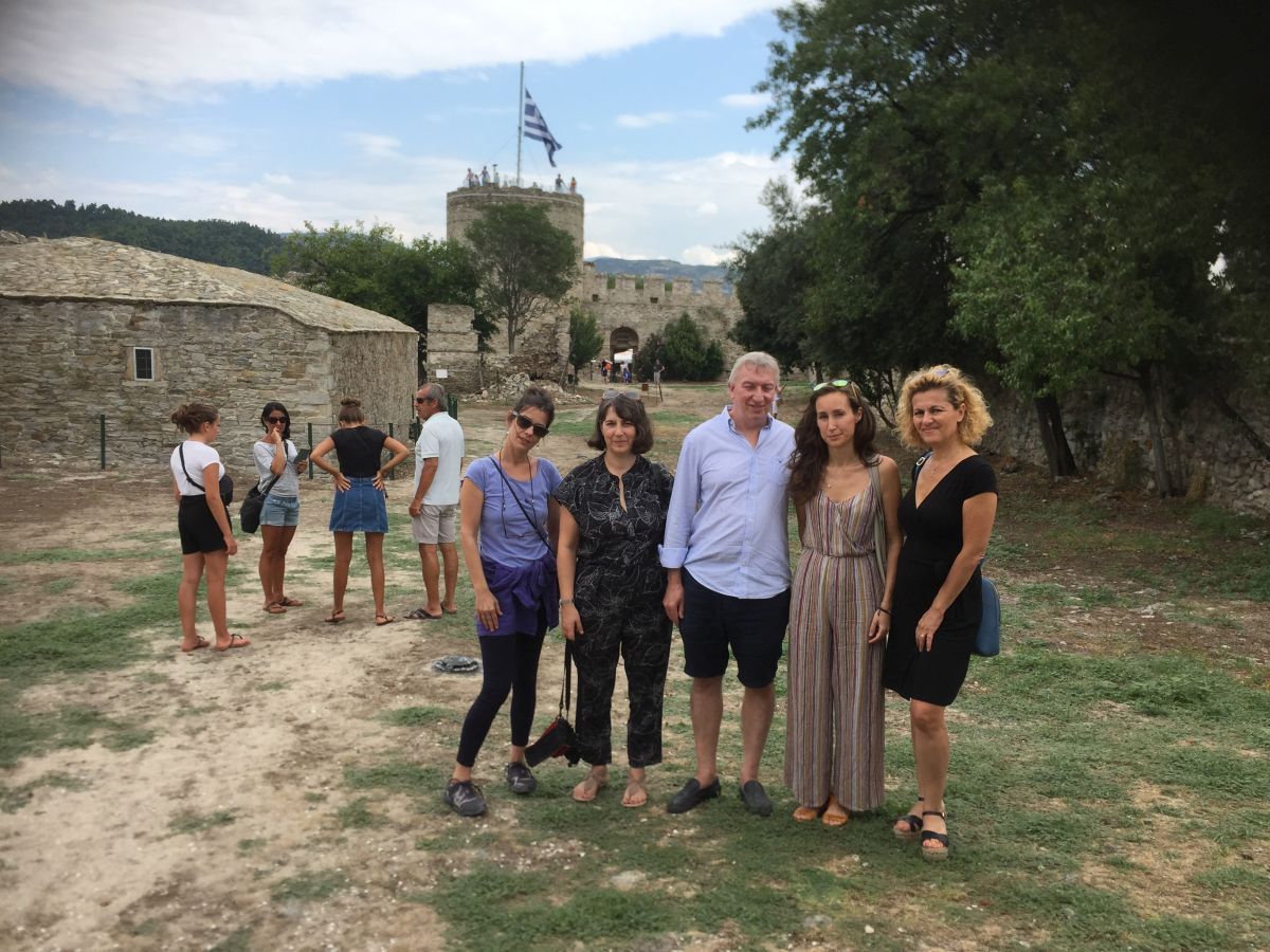 From left to right Tatiana Verbi, Venia Vergou, Gareth Jones, Ioanna Davis and Anastasia Iosifidou. Photo source: Hellenic Film Commission