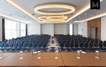 Makedonia Palace conference room.