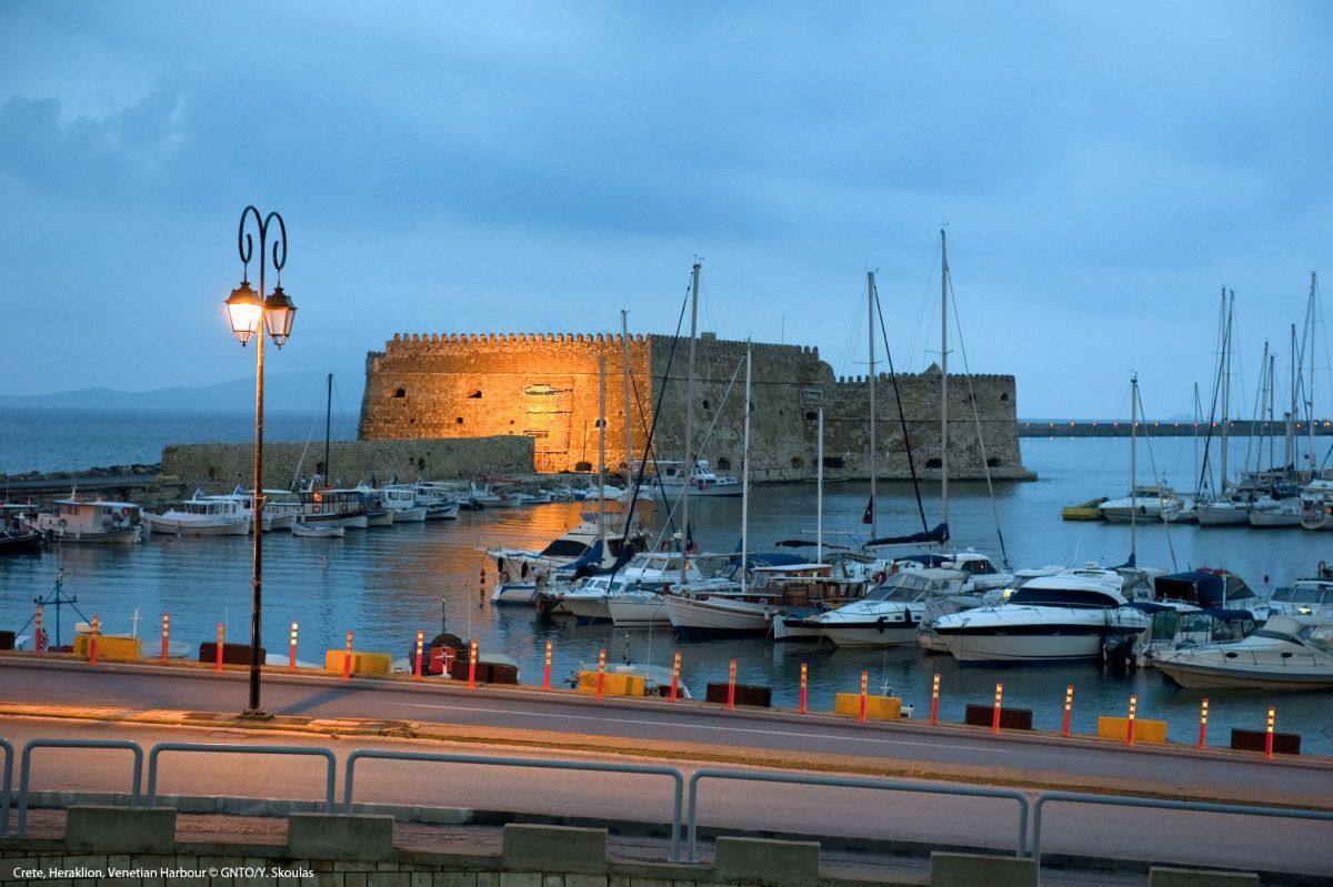 Crete, Heraklion, Venetian Harbor. Photo © GNTO/Y.Skoulas