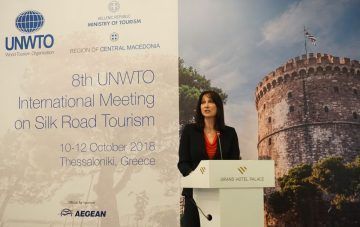 Greek Tourism Minister Elena Kountoura.