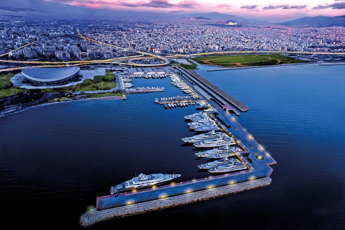 The Athens marina. Photo Source: https://iwmc2018athens.com