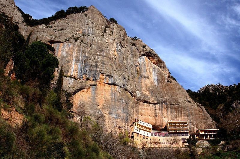 The Holy Monastery of Mega Spileo in Kalavryta, Peloponnese. Photo Source: @Mythical Peloponnese