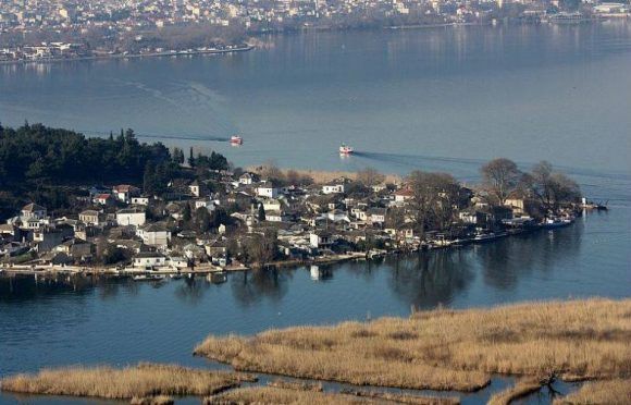 The islet of Ioannina in Lake Pamvotida in Ioannina, Epirus, Greece. Photo Source: @MyEpirus