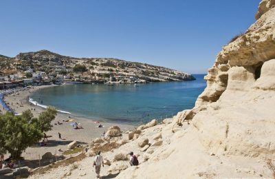Matala Beach, Heraklion, Crete. Photo source: Visit Greece / Y. Skoulas