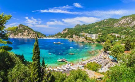 Paleokastritsa bay, Corfu island. Photo Source @Visit Greece