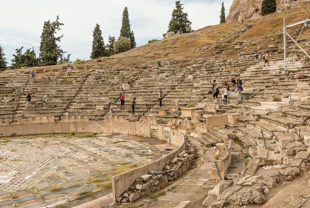 Theater of Dionysus in Athens. Photo Source: https://athensattica.com