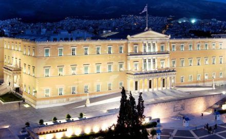 The Hellenic Parliament. Photo Source: @PressParliament