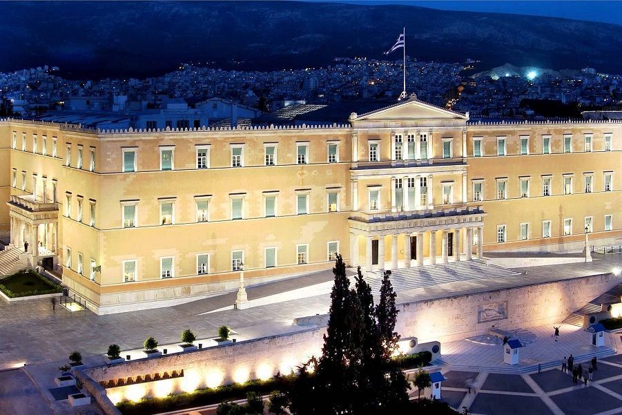The Hellenic Parliament. Photo Source: @PressParliament