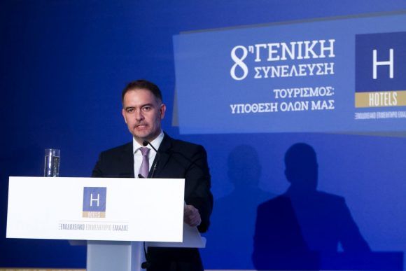 Hellenic Chamber of Hotels President Alexandros Vassilikos.