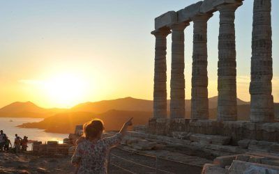 Attica, Sounio, Temple of Poseidon. Photo source: Visit Greece / Y. Skoulas
