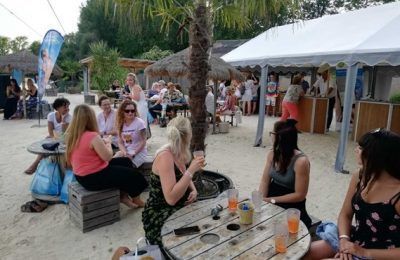 GNTO's event in Erfurt was held in a beach-like setting.