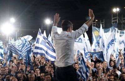 New Democracy leader Kyriakos Mitsotakis. Photo source: @kmitsotakis / twitter