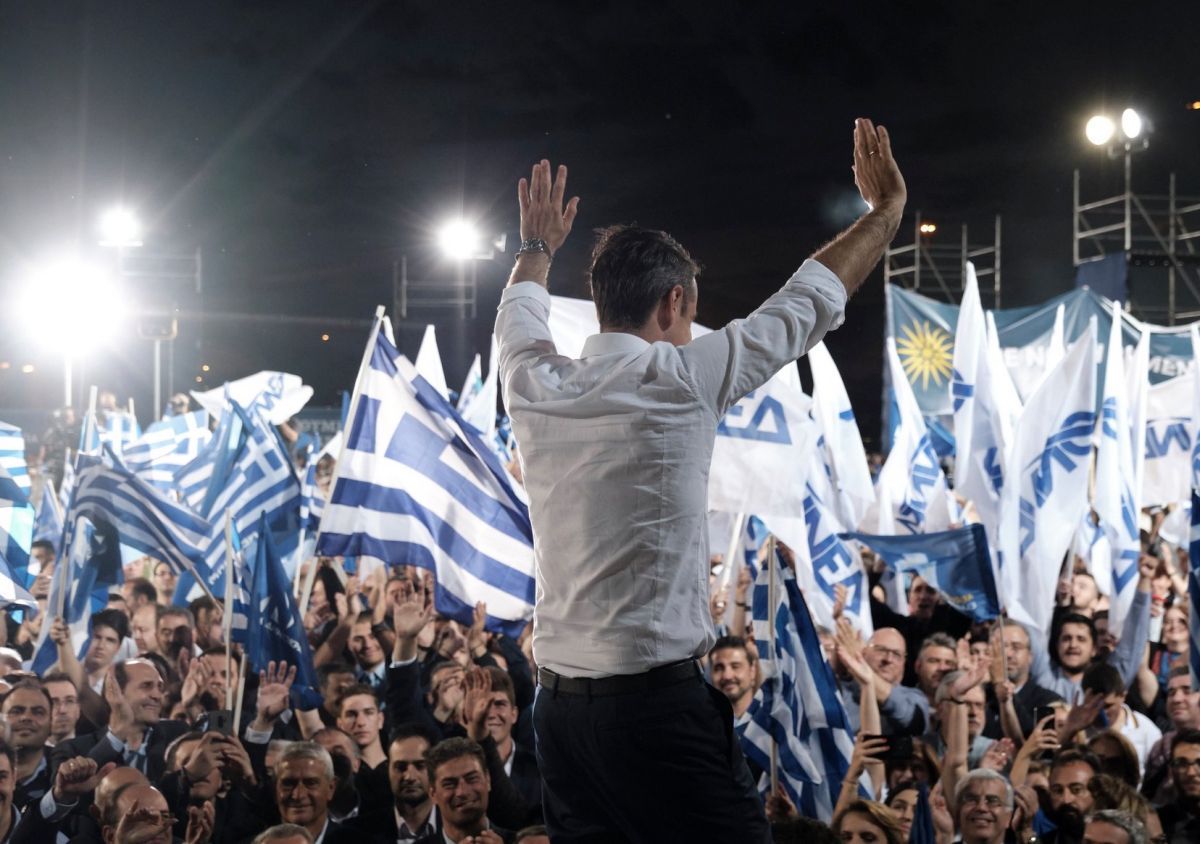 New Democracy leader Kyriakos Mitsotakis. Photo source: @kmitsotakis / twitter