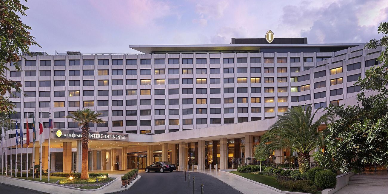 The InterContinental Athenaeum Athens hotel, a member of the InterContinental Hotels Group (IHG).