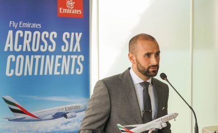 Khalid Al Zarooni, Emirates Area Manager for Greece and Albania.