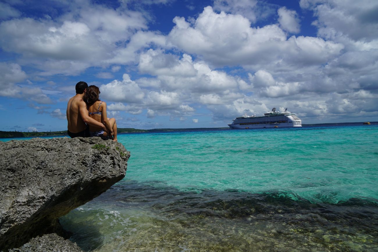 Royal Caribbean Cruises in Vanuatu in the South Pacific Ocean.