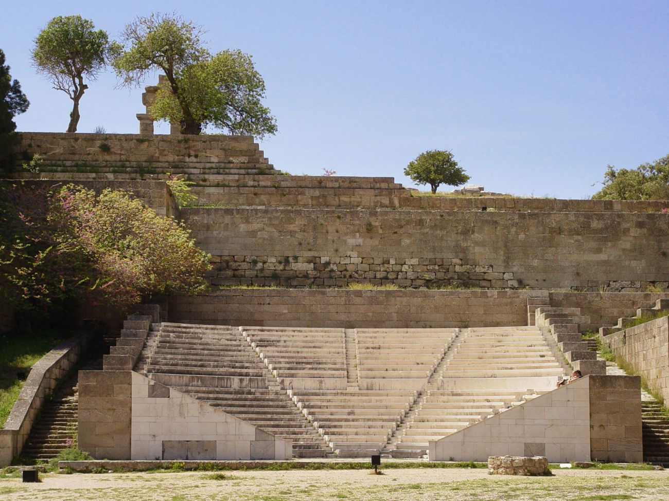 Ancient Stadium, Rhodes, Greece.