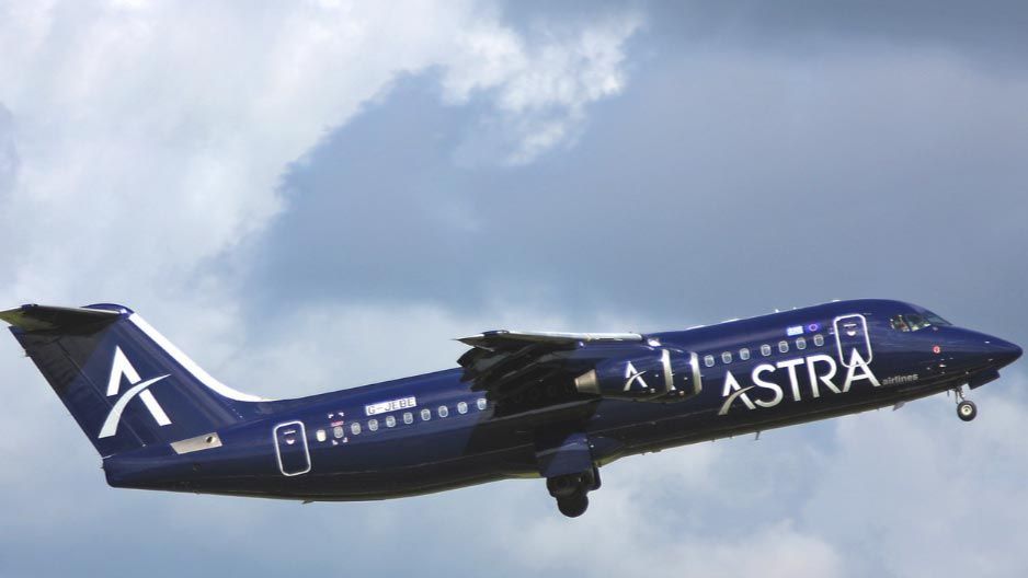 Astra Airlines aircraft
