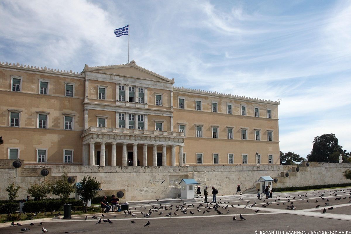 The Hellenic Parliament. Photo Source: @PressParliament / © Aliki Eleftheriou