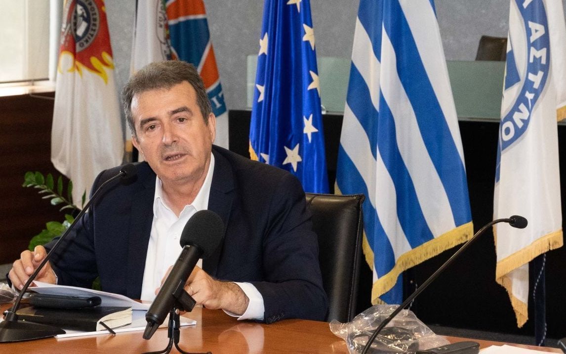Greek Citizens' Protection Minister Michalis Chrysochoidis.